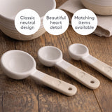 MASON CASH Messlöffel Set, 3er Pack, beige, aus robustem Material, perfekt für Küchenmessungen, im Rustic Charm Design