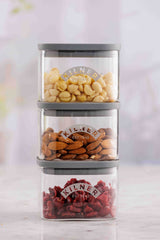KILNER Vorratsglas FRESH STORAGE aus Glas mit Schraubverschluss, transparent, ideal für Lebensmittelaufbewahrung