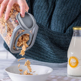 KILNER Vorratsglas FRESH STORAGE aus Glas mit Schraubverschluss, ideal für Lebensmittelaufbewahrung, transparent und langlebig