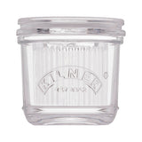 KILNER Butterdose aus Glas, 200 ml, mit Schraubverschluss und transparentem Design für Butteraufbewahrung.