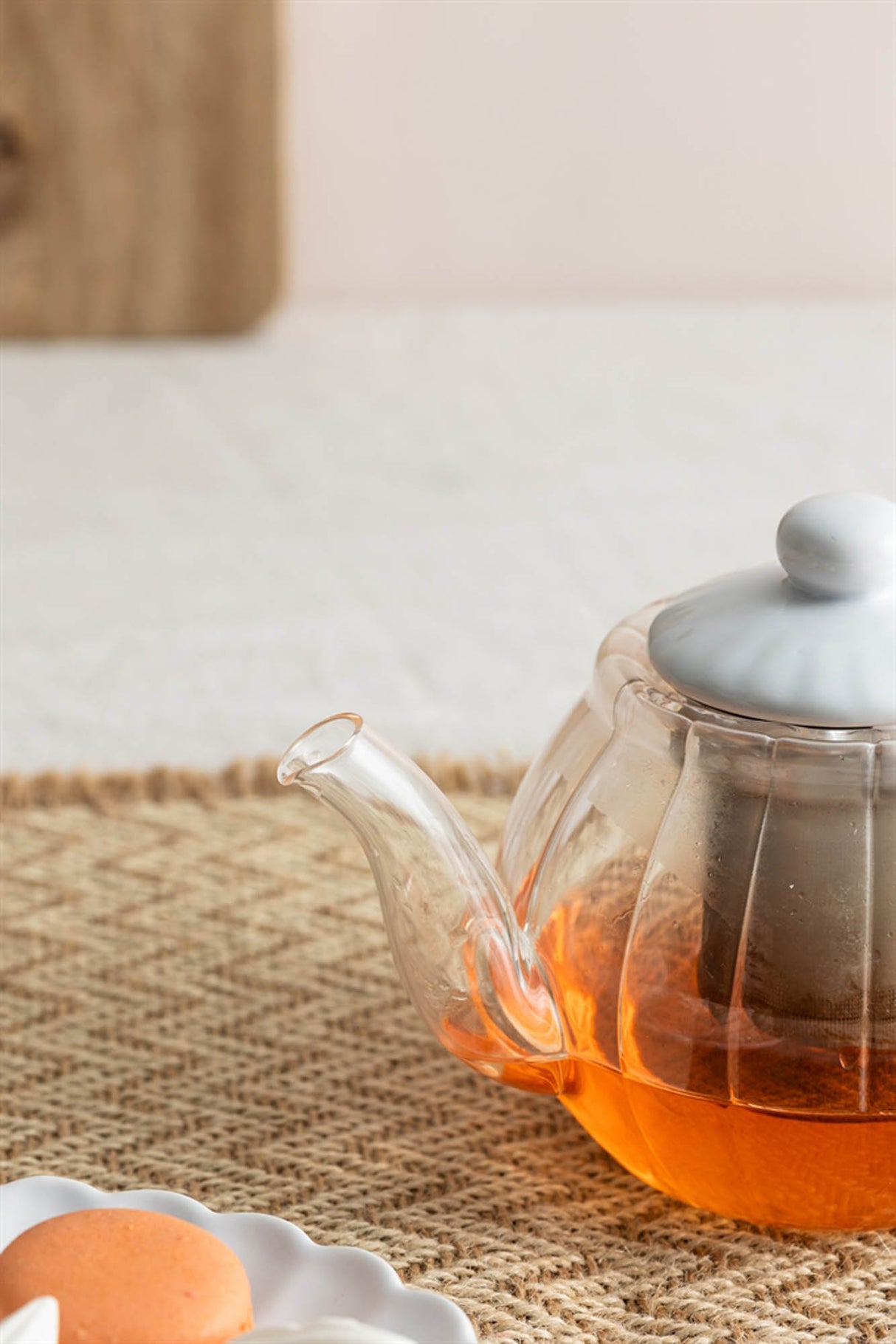 Transparente PRICE & KENSINGTON Teekanne LUXE aus Glas, klar und elegant, perfekt für Teezeremonien und Servieren.