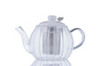 Klare Teekanne von PRICE & KENSINGTON LUXE aus Glas, elegantes Design, ideal für Teezeremonien und Teegenuss