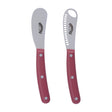 KILNER Buttermesser in Rot mit 2 Griffen, ideal zum Buttern und Servieren, aus hochwertigem Edelstahl gefertigt.