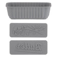 KILNER Butterform aus Silikon, 250 g, flexible Backform zum Buttermachen, schwarz, mit glatter Oberfläche.