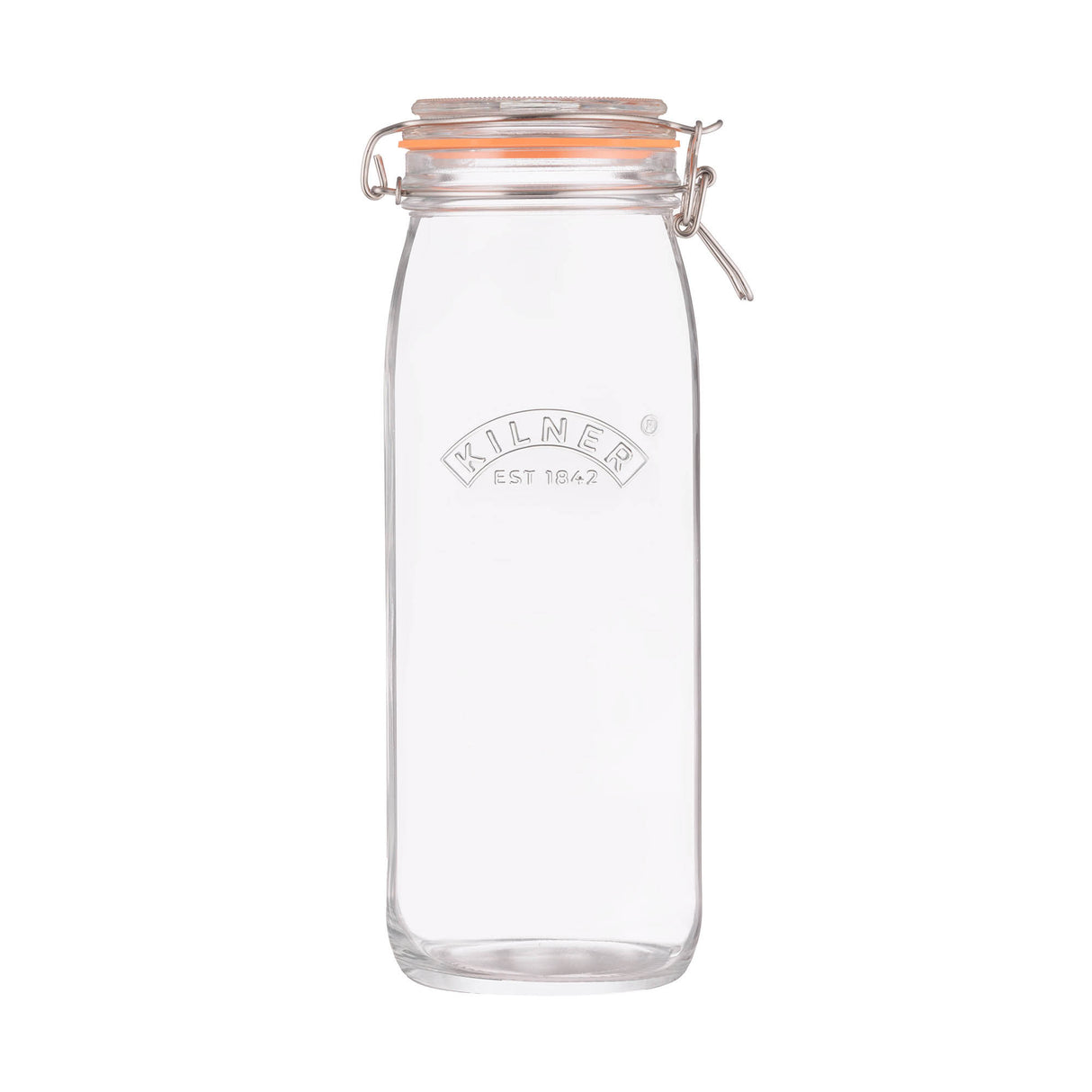 KILNER Einkochglas, klares Glas mit 2100 ml Fassungsvermögen, ideal zum Einmachen und Lagern von Lebensmitteln.
