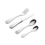 Kinderbesteck-Set von VINERS aus Edelstahl, 3-teilig, kindgerechtes Besteck für kleine Kinder, robust und langlebig