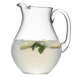 LSA Bar Icelip Jug 2.65L clear glass krug with a sleek design for serving beverages in style.