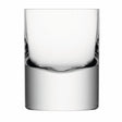 Set of two LSA Boris 250ml clear tumblers, stylish glass drinkware with sleek design for beverages.
