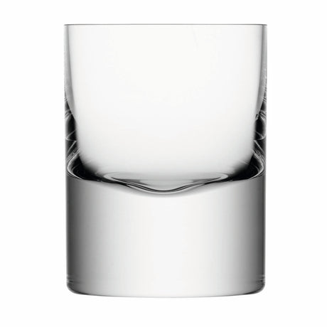 Set of two LSA Boris 250ml clear tumblers, stylish glass drinkware with sleek design for beverages.