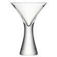 Pair of LSA Moya cocktail glasses, 300ml clear glassware for cocktails, shown with transparent design and elegant shape.