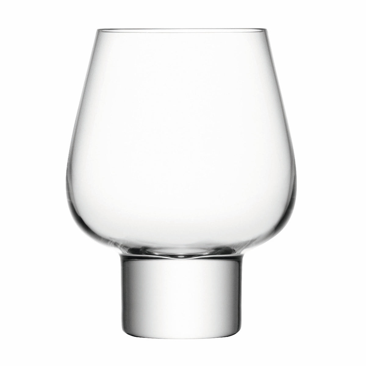 Set of two clear LSA Madrid liquor glasses, 460 ml capacity, elegant design, perfect for serving spirits or liqueurs.