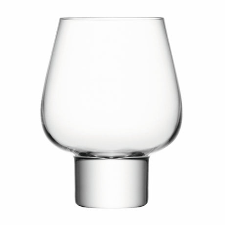 Set of two clear LSA Madrid liquor glasses, 460 ml capacity, elegant design, perfect for serving spirits or liqueurs.