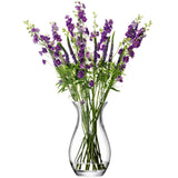 Clear Flower Grand Posy Vase by LSA with a tall, elegant design, measuring 32cm, perfect for floral arrangements.