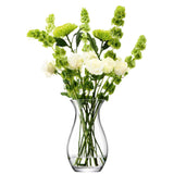 Clear LSA Flower Grand Posy Vase, 32cm tall, with a sleek, elegant design perfect for floral arrangements.