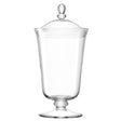 Clear LSA Serve storage jar with lid, 38cm tall, suitable for kitchen pantry storage or display.
