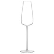 Pair of clear LSA Wine Culture champagne flutes, 330ml Sektglas with elegant design, perfect for celebrating special occasions.