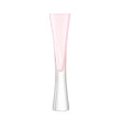 Pair of LSA MOYA pink champagne glasses, 170 ML, elegant stemware for celebratory drinks, set of two.