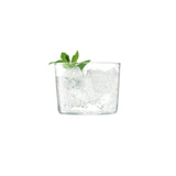 Set of four clear LSA Gio tumblers, 220ml capacity, with sleek modern design for everyday use.