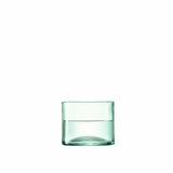 Set of four LSA CANOPY matte 270ml tumblers, stylish glass drinkware for beverages, with sleek modern design.
