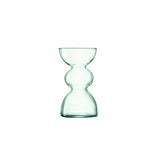 LSA Canopy Trio Vase Set with 13cm recycled glass vases, featuring modern design and clear, smooth surfaces.