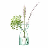 LSA Canopy Trio Vase Set with recycled glass, featuring three clear vases of varying heights, including a 13cm tall vase.