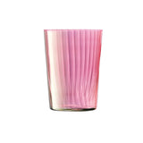 Set of four LSA Gems tumblers, 560ml, with assorted garnet colors, made of glass for stylish drinking and presentation.