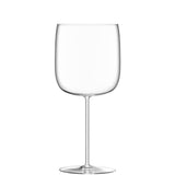 Set of four LSA Borough Grand Cru wine glasses, 660ml clear glass weinglas with elegant design, perfect for wine serving.