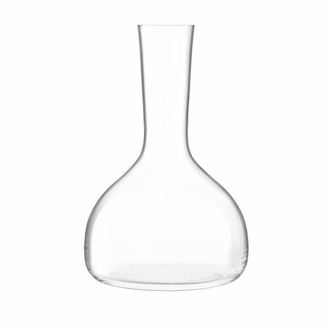 Clear LSA Borough wine carafe with a 1.75L capacity, elegant glass design for serving wine or beverages.