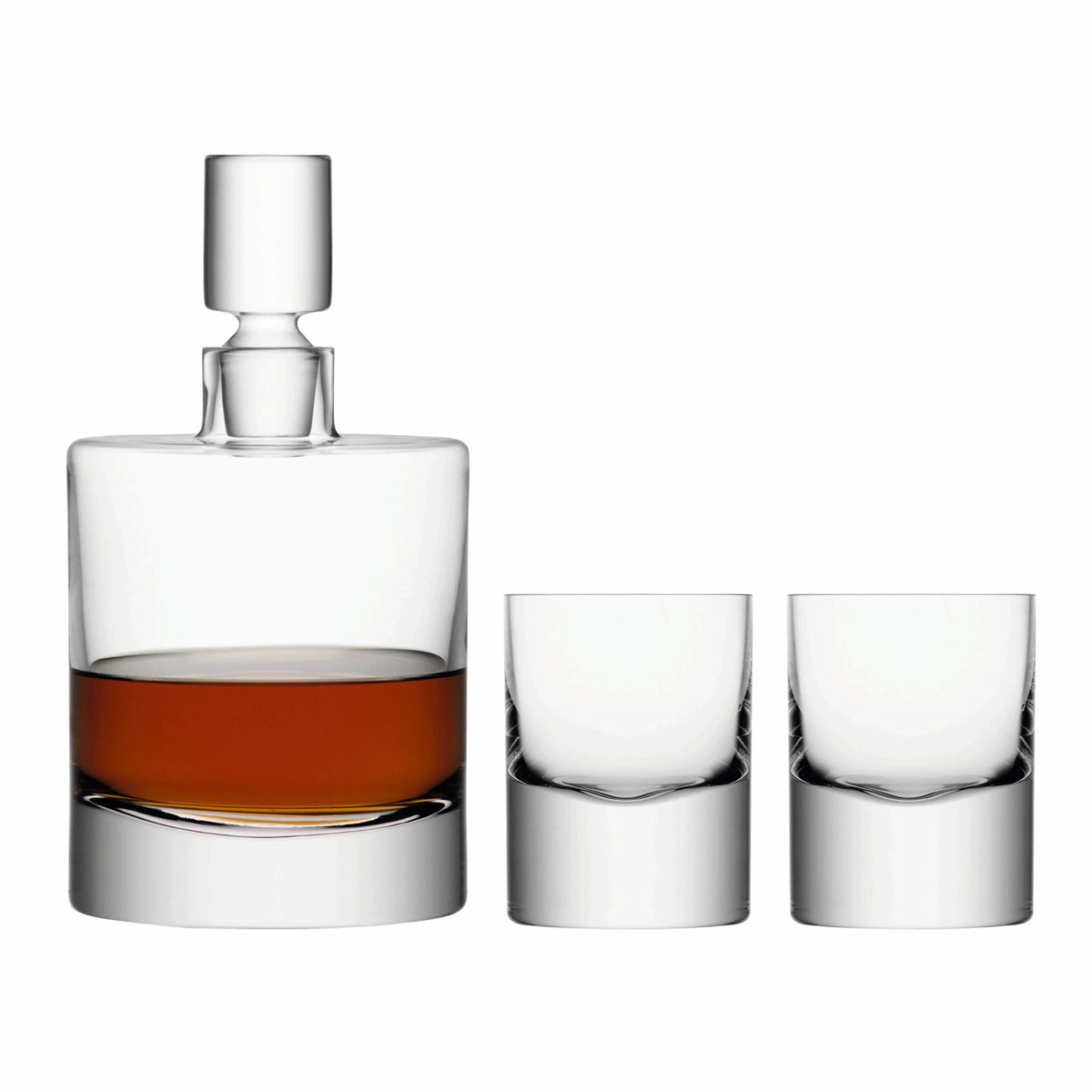 Clear LSA Whisky BORIS set featuring elegant glassware for whisky tasting and serving.