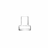 Set of five clear LSA Metropole mini vases in various sizes, including 7cm, 8cm, 10cm, 12cm, and 15cm, designed for floral displays.