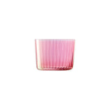 Set of four LSA Gems tealight holders in assorted garnet colors, 6cm kerzenhalter with elegant, colorful glass design.