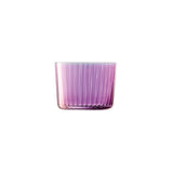 LSA Gems tealight holder set with four assorted garnet-colored glass candle holders, each approximately 6cm tall.