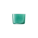 Set of four LSA Gems tealight holders in assorted jade colors, 6cm kerzenhalter with a modern, geometric design.