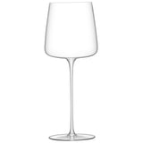 Set of four LSA Metropolitan Grand Cru wine glasses, 680ml clear glass with elegant shape for serving wine.