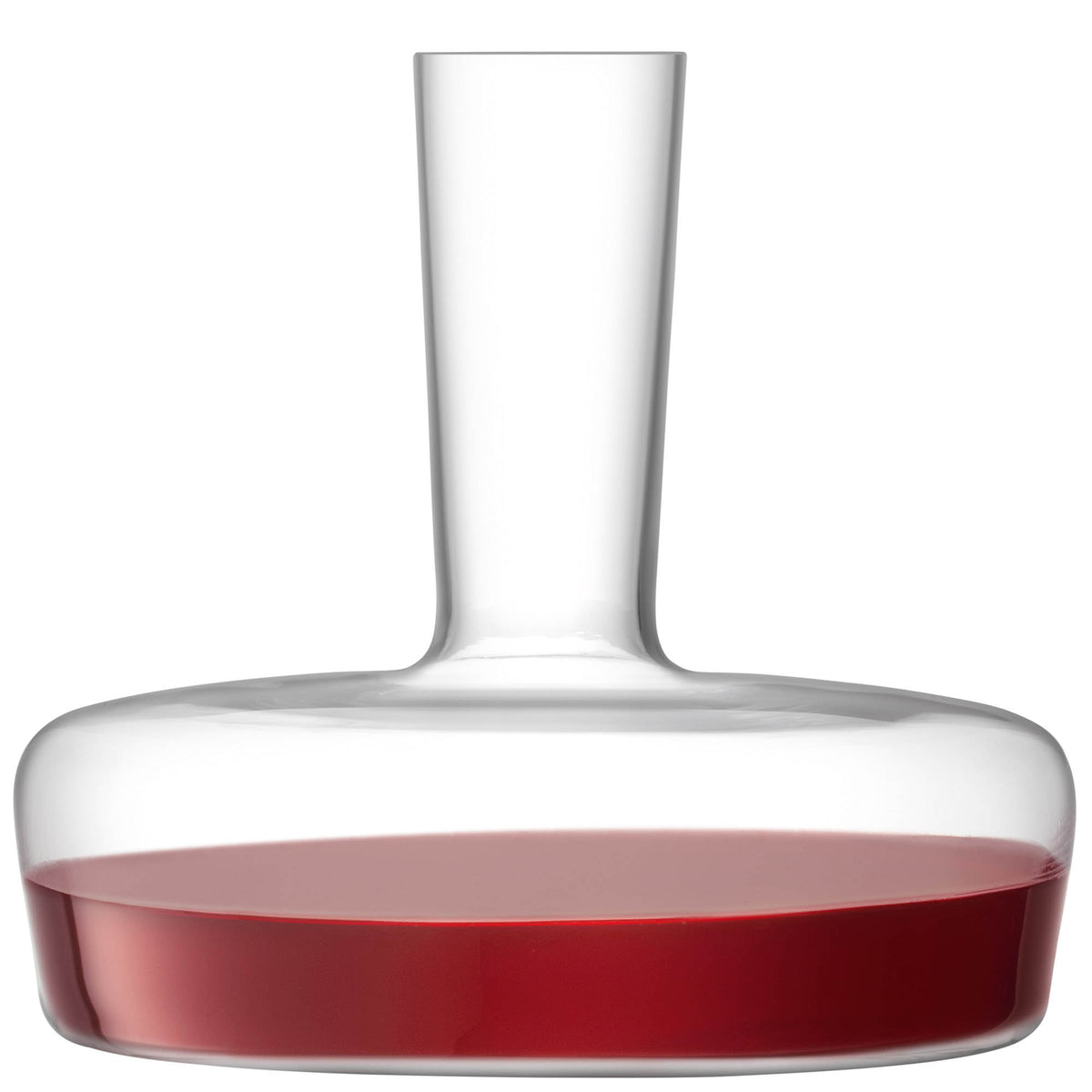 Clear LSA Metropolitan 2L glass carafe with a sleek, modern design, suitable for serving water or beverages.