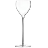 Set of two clear LSA Likörglas SAVOY with 110ml capacity, elegant glassware for serving liqueurs and spirits.