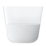 Set of two LSA Tumbler ARC CONTRAST in white, 260ml capacity, stylish glass drinkware for everyday use.