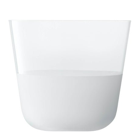 Set of two LSA Tumbler ARC CONTRAST in white, 260ml capacity, stylish glass drinkware for everyday use.