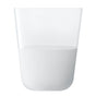 Two LSA Arc Contrast Tumblers in mist color, 380ml capacity, showcasing modern glassware design with sleek, rounded shapes.