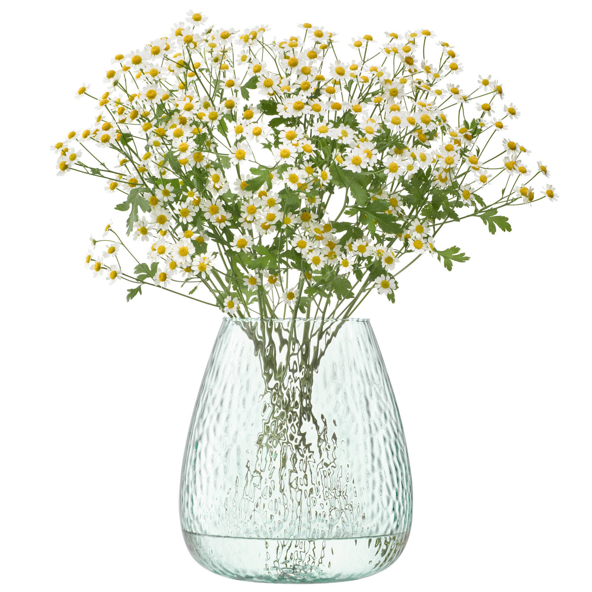 Matte LSA Canopy vase with a height of 25cm, featuring a sleek, modern design and smooth finish.