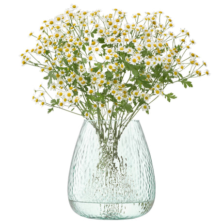 Matte LSA Canopy vase with a height of 25cm, featuring a sleek, modern design and smooth finish.