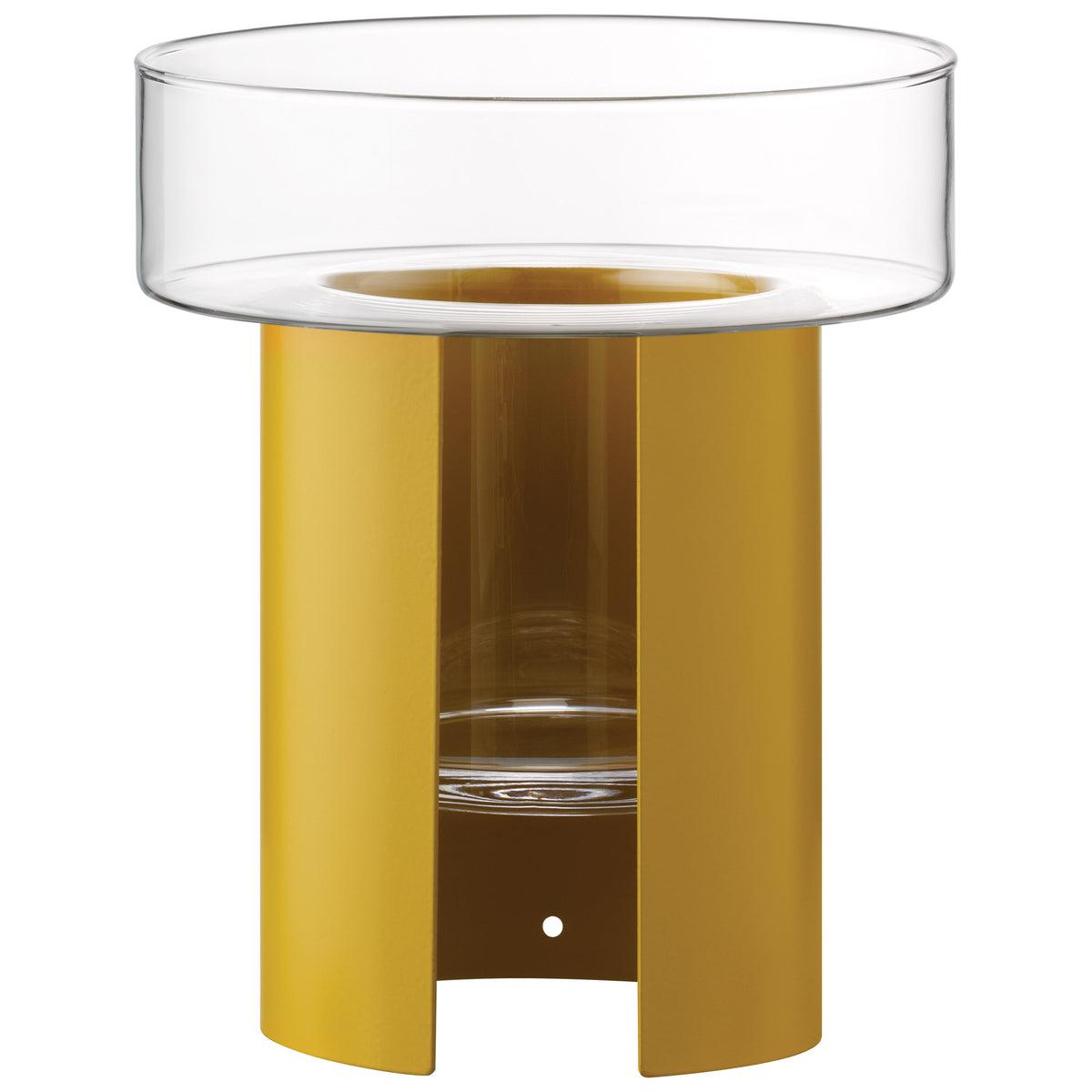 LSA | Planter TERRAZZA, gelb, H22cm