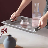 Großes Wendetablett und Tischset DUO von Freeform, beidseitig nutzbar, aus robustem Material, ideal für Esstisch und Servierfläche