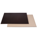 Platzset von FREEFORM, DUO in Schokobraun und Creme, rechte Seite, aus Stoff mit dekorativen Mustern.