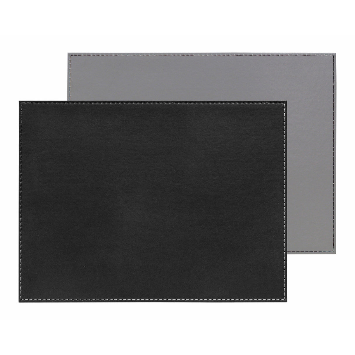 Schwarz-grau Platzset DUO von FREEFORM, rechteckiges Tischset aus Stoff, für den Esstisch, moderne Design.