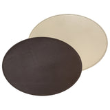 Platzset DUO aus Kunstleder von FREEFORM, modernes Design, braune und beige Farbtöne, glatte Oberfläche, stilvoller Esstischschutz