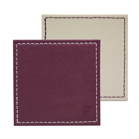 Set aus vier Untersetzern mit Pflaumen- und Steinmuster von Freeform, dekorative Untersetzer für Tische.