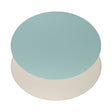 FREEFORM Platzset DUO in Mint und Elfenbein, ovales Design, weiche Textur, ideal für Tische und Essbereiche