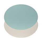 FREEFORM Platzset DUO in Mint und Elfenbein, ovales Design, weiche Textur, ideal für Tische und Essbereiche