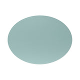 FREEFORM Platzset Duo in Mint und Elfenbein, ovales Design, aus Stoff, zeigt die elegante Oberfläche und Färbung.